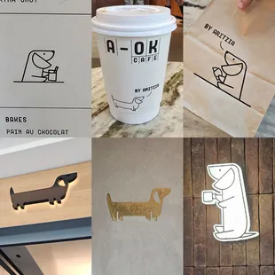 The cutest cafe logo
