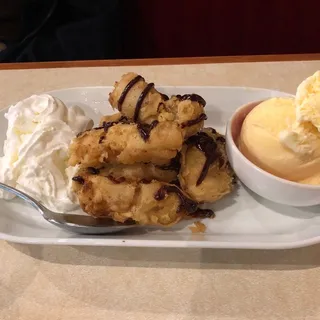 Fried Banana Ice Cream