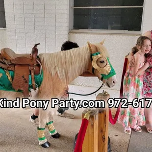 #A1ponyparty #racepony #motherdaughterteaparty #photoop #partypony