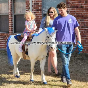 #A1ponyparty #blueunicorn #partypony #ponyride