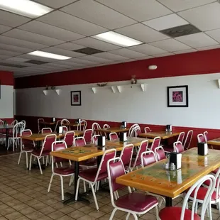 Enough dining space