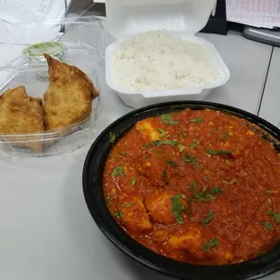 Chicken vindaloo