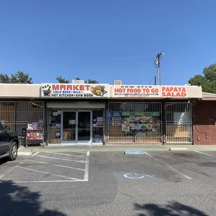 AP Market. The correct store of the building and location. Located on Olive and Millbrook. Address 3645 E Olive Ave Fresno, CA.