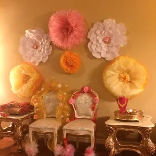 Draping to walls decoration a party comes 2 u can help with your party rental and supplies of tables and chairs