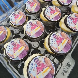 These cupcakes were moist and delicious.