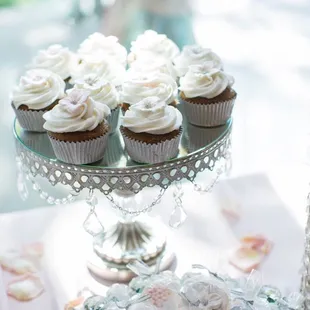 Dessert bar for blush wedding!