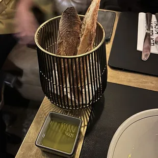 bread and olive oil
