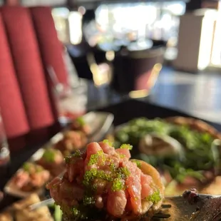 Spicy yellowfin tuna