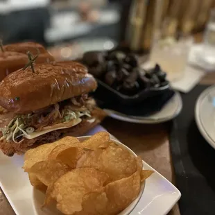 Grilled Chicken sandwich it's amazing with so many flavors it's delicious.