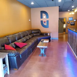 Nice Large Seating Area. Come In And Visit With Us!