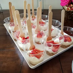 Fruit. Yogurt. Granola.