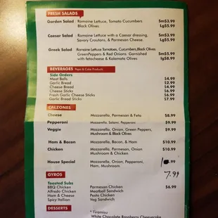 Menu - 4