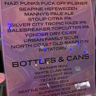 Who came up with these drink names?