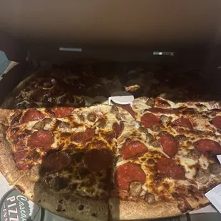 Pepperoni and Sausage