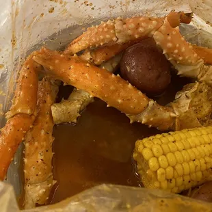 Hard to get a pic of all of it in the bag. Deliciousness!