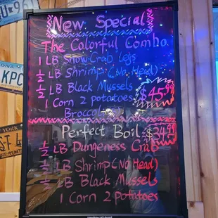 Menu march 2022
