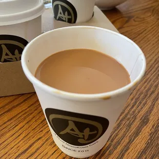 HK style milk tea included with the weekday lunch special