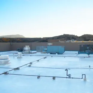 Pipes, HVAC, Vents, Fryers, 50 Year Silicone Covers it all.... and its seamless.