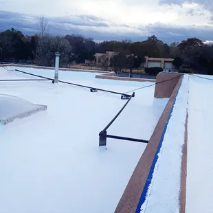 Want to keep your Parapet tops from Breaking Down? Ask about our Parapet Coating program and protect your stucco today.