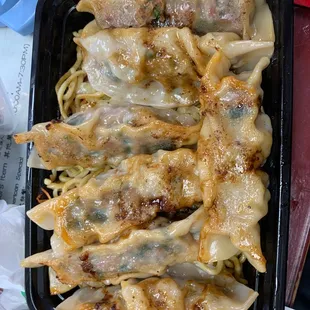 10 Piece Pot Sticker with Lo Mein Combo