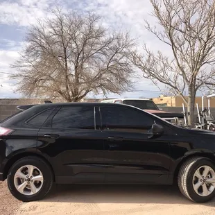 Same 2018 Ford Edge. Side view!