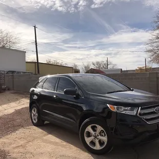 2018 Ford Edge complete with windshield! 5% all 35% shield! Totally comforting and complete protection!