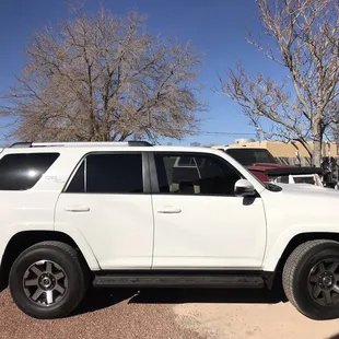 Sensitive skin? Not a problem with tint that rejects 99% of harmful UV's!! Protect yourself as well as eliminate interior fading!