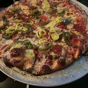 pizza, food