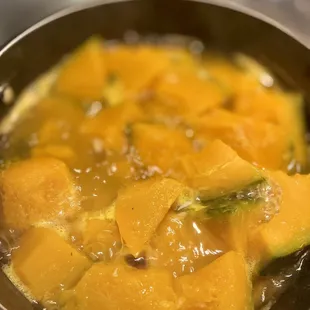 Kabocha squash soup simmering :)