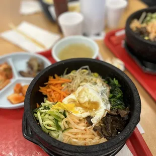 a bowl of ramen and vegetables