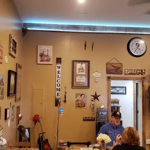 a group of people sitting at a table