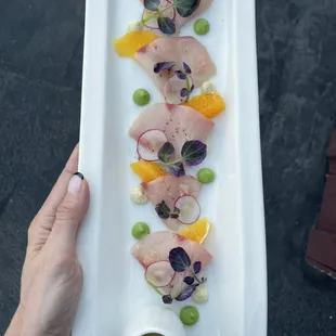 Hamachi Crudo