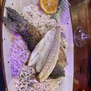 Branzino Risotto
