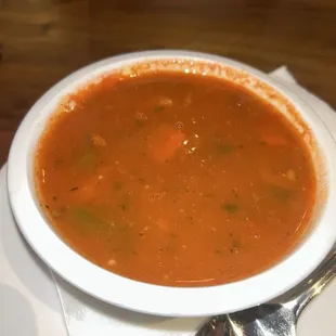 Minestrone soup (a cup)
