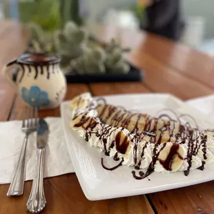 Strawberry and Banana Crepe
