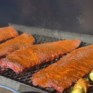 bbq ribs, food, ribs