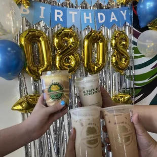 creme brulee milk tea, creme brulee oolong milk tea, classic hong kong iced milk tea, oolong milk tea