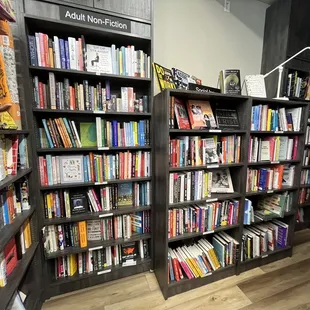 Spiritual section..mixes new age, witches and Christianity all together...