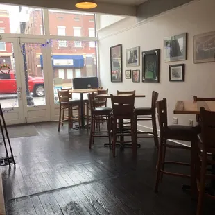 Spacious seating areas with beautiful artwork!