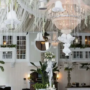 A beautiful 50's themed reception