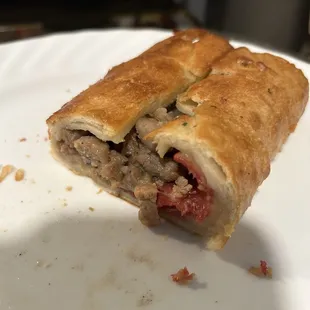 Beef calzone