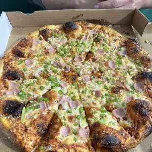 What a beautiful pie! Perfect amount of char...