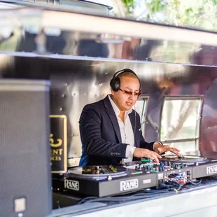 DJ Booth with DJ Raza Entertainment