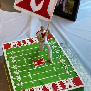 Miami Football Field (cheerleader added after)