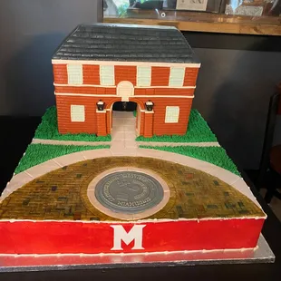 Miami Merger Grooms cake of Upham hall