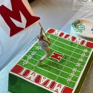 Miami Football Field (cheerleader added after)