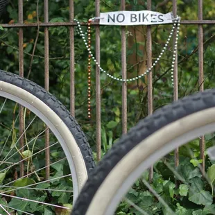 Candid shot - as we were learning about the Country Club in the bywater.