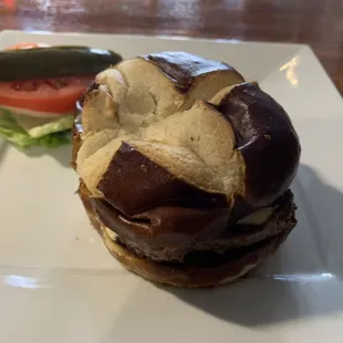 Garlic Cheesy burger