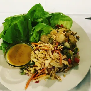 Thai curry lettuce wraps...best thing ever