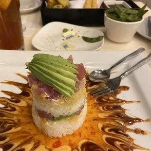 Crunchy Tuna Tower